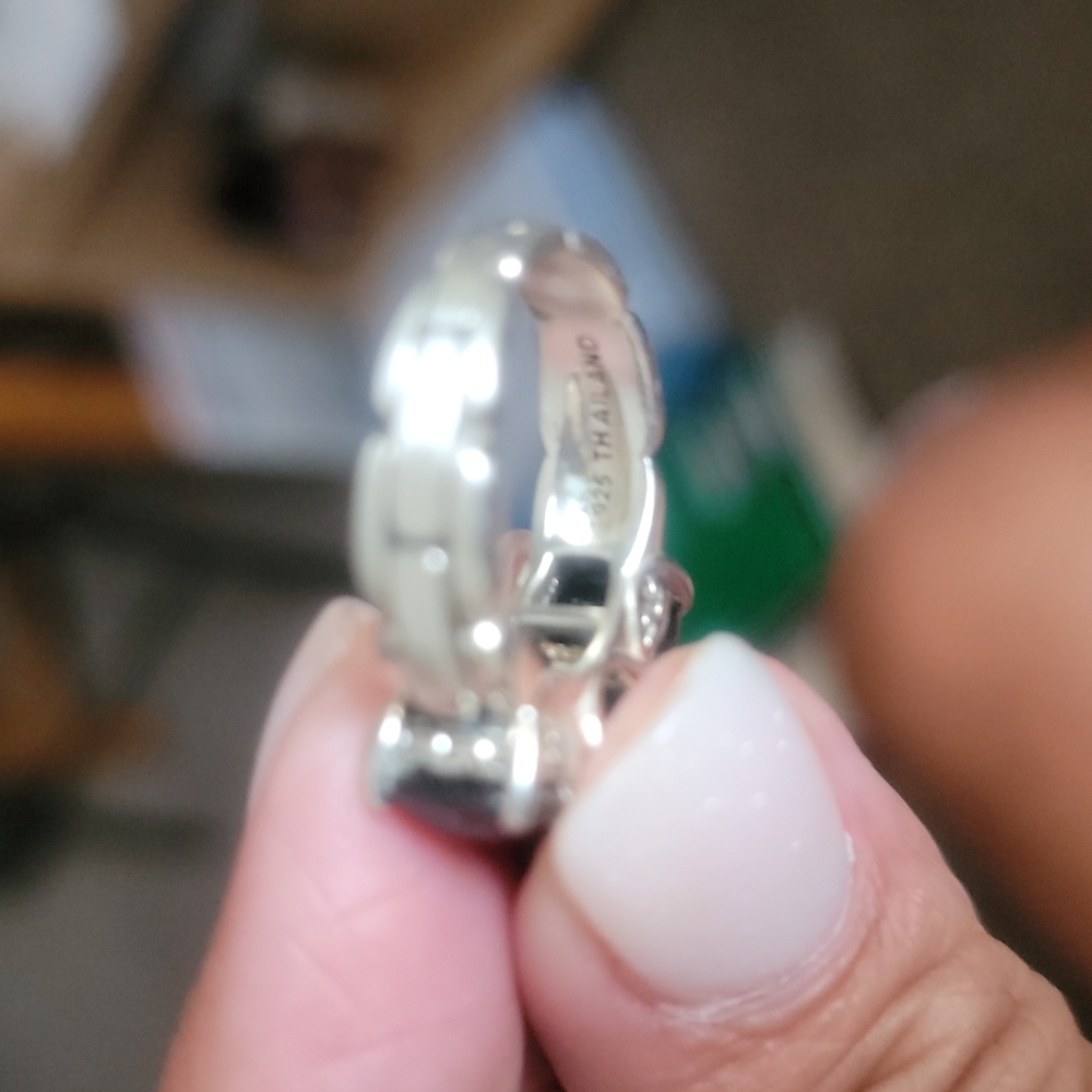 - BLACK SPINELL 925 RING... - Picture 4 of 7